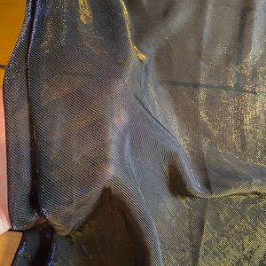 Out From Under iridescent mesh slip dress